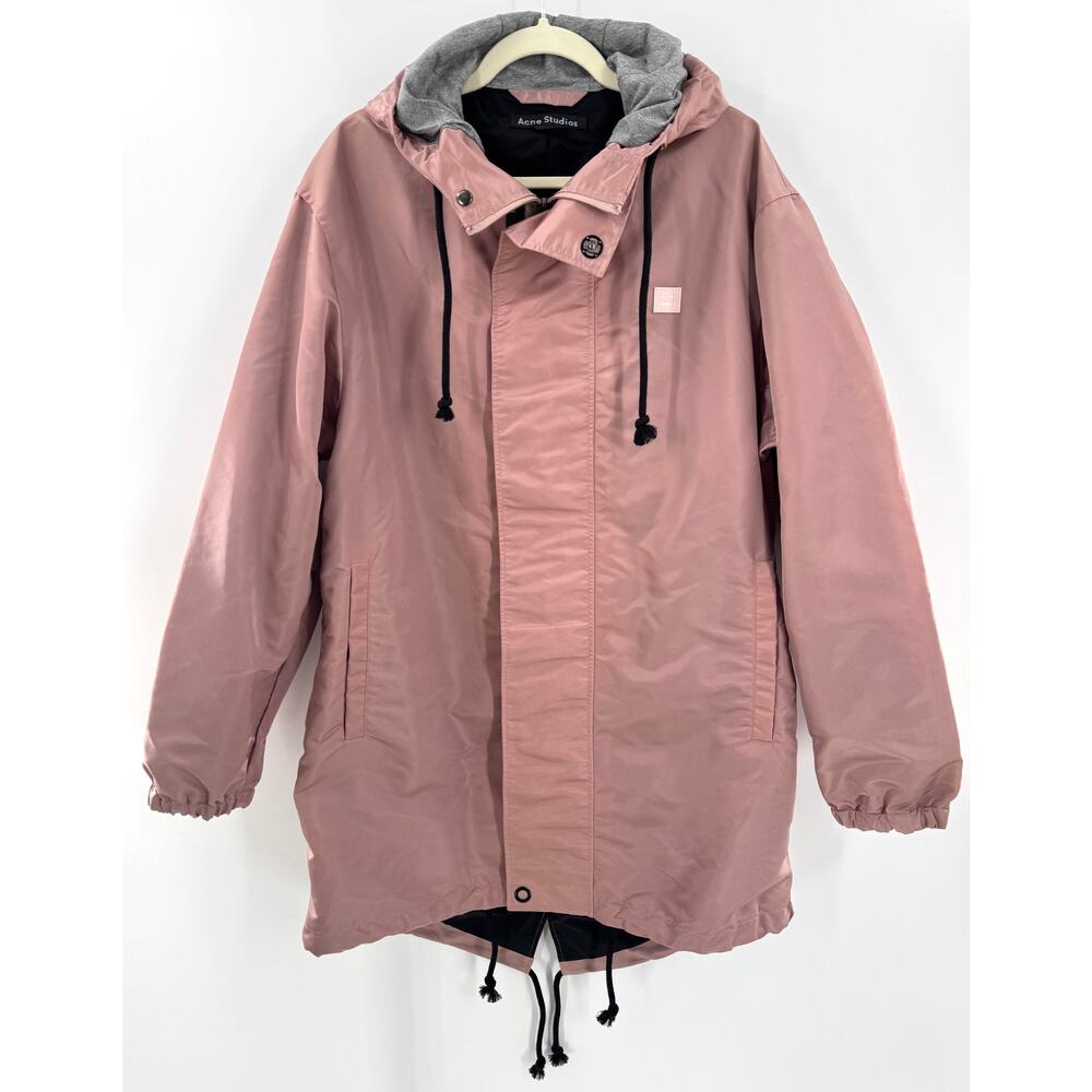 Acne Studios Osborne New Face Hooded Parka Dusty Pink Medium